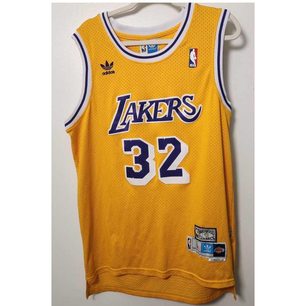 Adidas NBA Magic Johnson #32 Los Angeles LA Lakers Jersey Men's Large Basketball